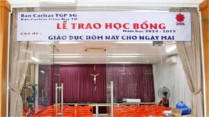 Caritas giáo hạt Tân Định: Lễ trao học bổng “Giáo dục hôm nay cho ngày mai” 2024