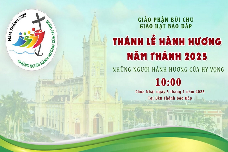 Read more about the article Giáo hạt Báo Đáp Hành Hương Năm Thánh 2025