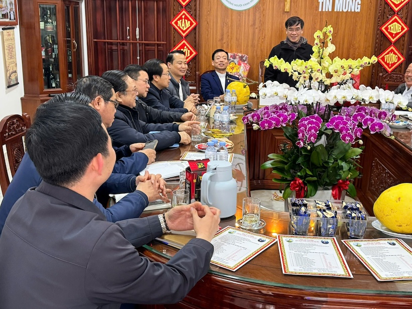 Read more about the article Hàng giáo sỹ hạt Tứ Trùng tĩnh tâm tháng 02/2025
