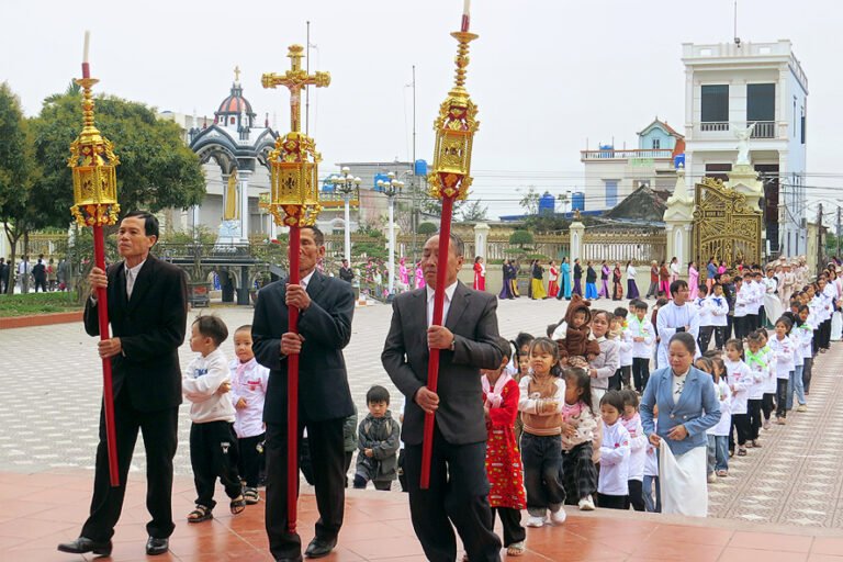 Giáo xứ Định Hải: Hội Gia trưởng lễ bổn mạng 