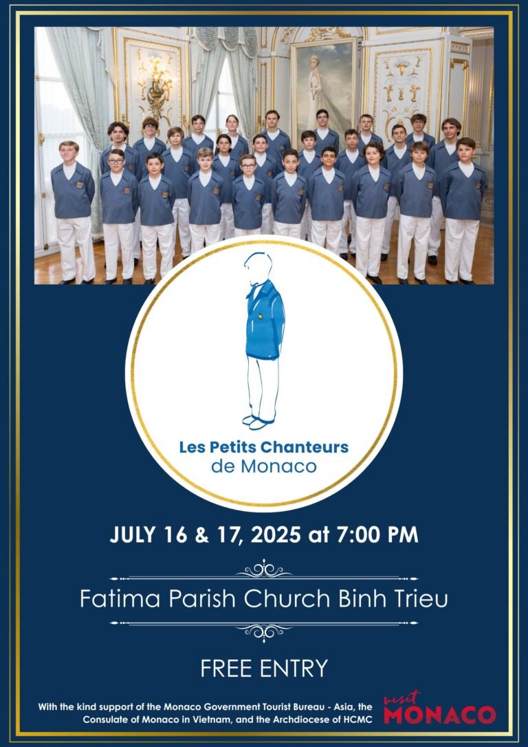 Buổi hòa nhạc do Monaco Boys Choir tại Nhà thờ Fatima Bình Triệu