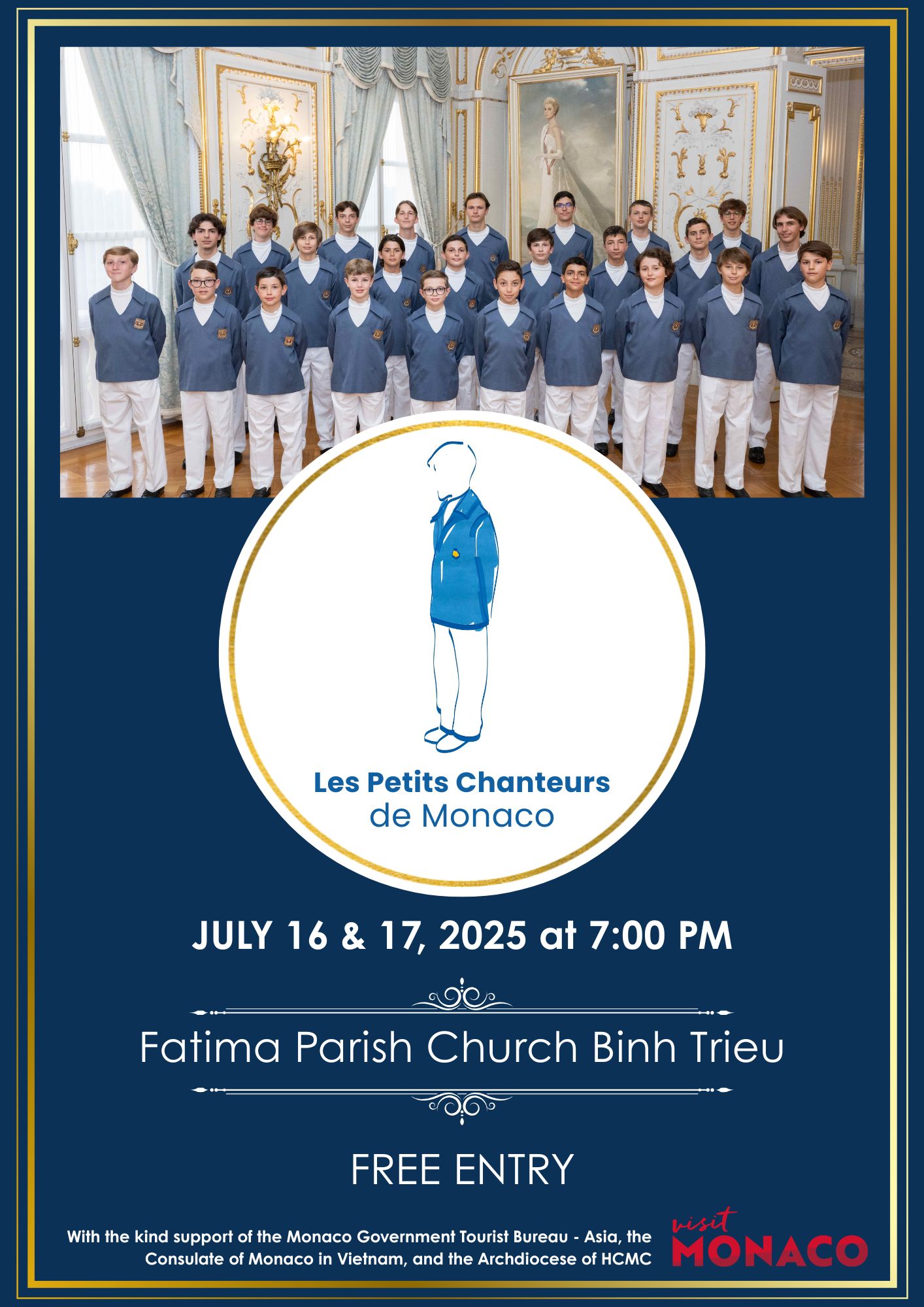 Read more about the article Buổi hòa nhạc do Monaco Boys Choir tại Nhà thờ Fatima Bình Triệu
