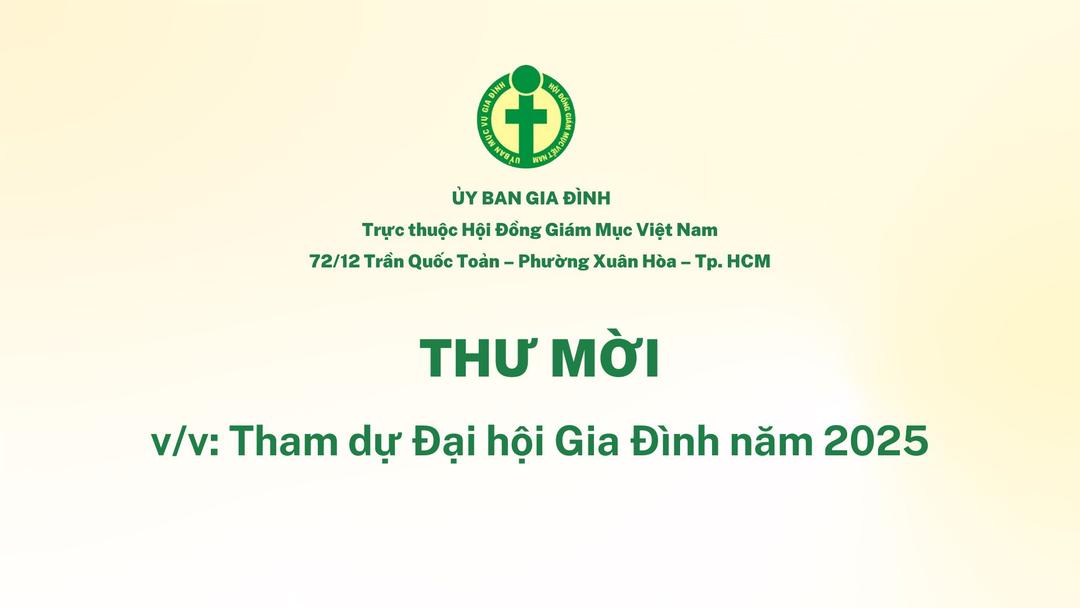Read more about the article Ủy ban Gia đình: Thư mời tham dự Hội nghị thường niên năm 2025