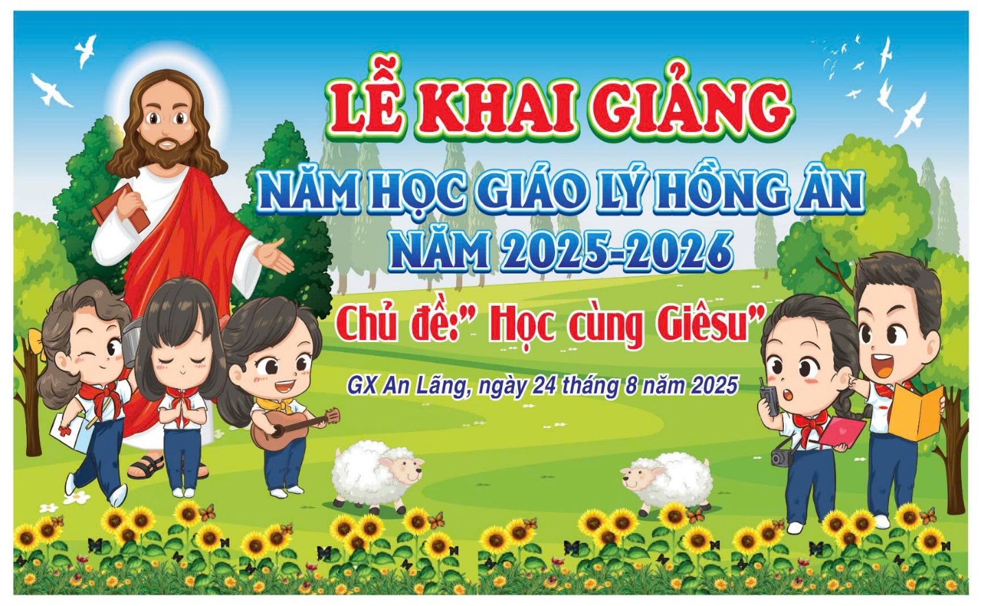 Read more about the article Thiếu Nhi Giáo xứ An Lãng khai giảng năm học mới