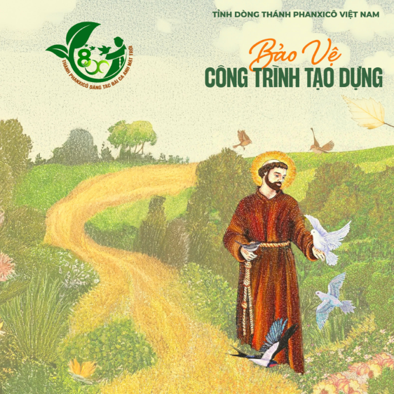 Thiệp mời tham dự Thánh lễ và buổi tọa đàm khai mạc Mùa Thụ Tạo 2025