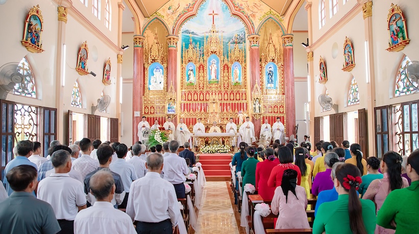 Read more about the article Giáo họ Ngọc Cục: Thánh lễ tạ ơn cha mới Đaminh