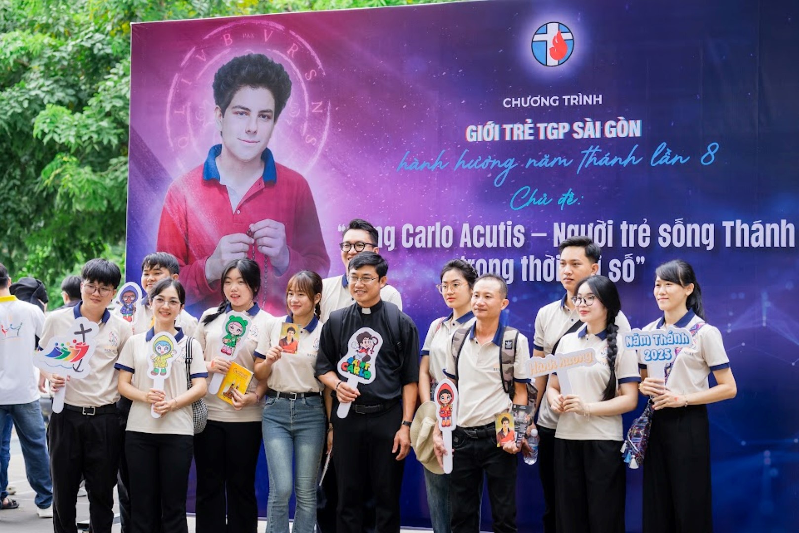 Read more about the article Ban Mục vụ Giới trẻ Tổng Giáo phận Sài Gòn hành hương lần thứ 8 trong Năm Thánh
