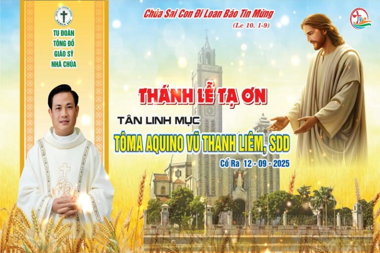 Lễ tạ ơn Cha mới Tôma Aquinô Vũ Thanh Liêm