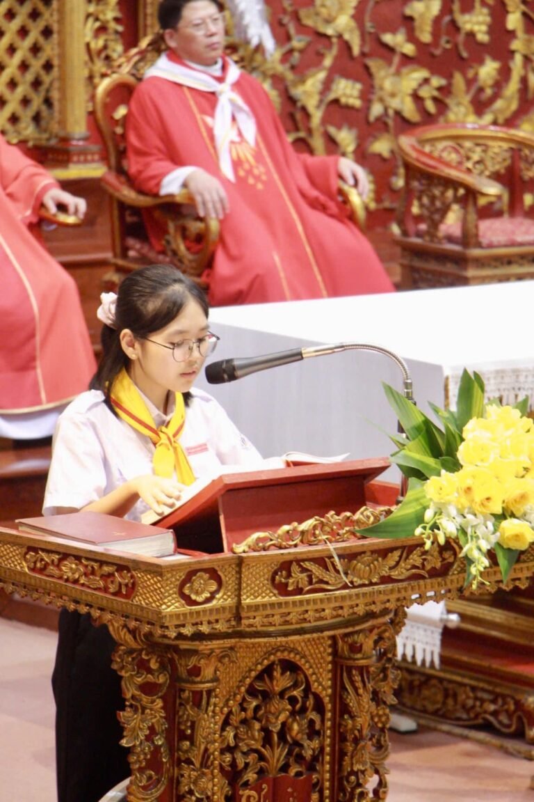 Đoàn thiếu nhi Giáo xứ Hưng Nghĩa mừng Quan thầy