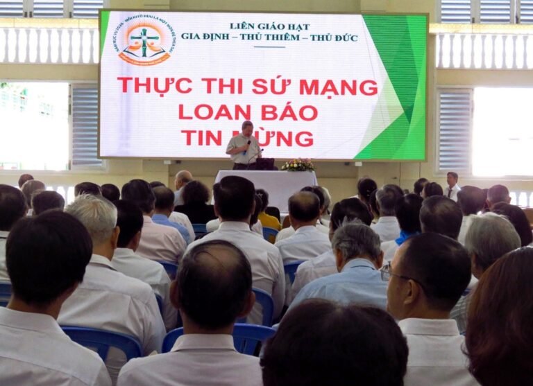 Hội đồng Mục vu liên hạt Gia Định – Thủ Đức – Thủ Thiêm học hỏi về sứ mạng loan báo Tin Mừng