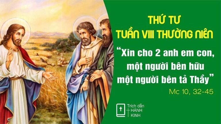 Thứ Tư tuần 8 Thường niên (Mc 10,32-45) – Để phục vụ năm II